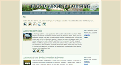Desktop Screenshot of floydvirginialodging.com