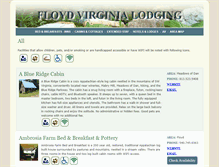 Tablet Screenshot of floydvirginialodging.com